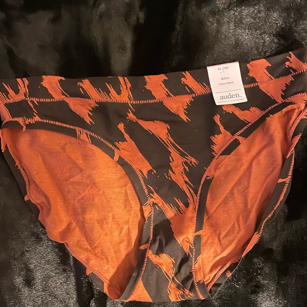 Auden bikini cotton blend underwear size XL (16) NWT